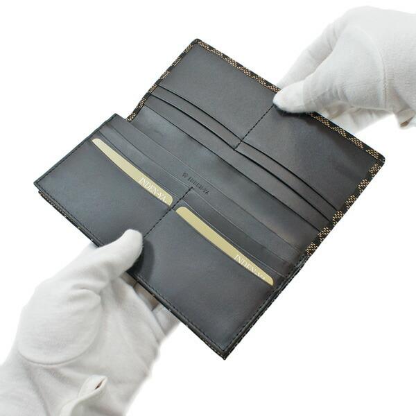 印伝 甲州印伝 印傳屋 上原勇七 財布 長財布 束入れ 2104 波うろこ 紺地×白漆 鹿革 本革 レザー 和柄 ブランド 冬物 冬ギフト クリスマス 贈り物 YM01 印傳屋（INDEN-YA） 印伝 甲州印伝 上原勇七 財布 長財布 印伝財布 束