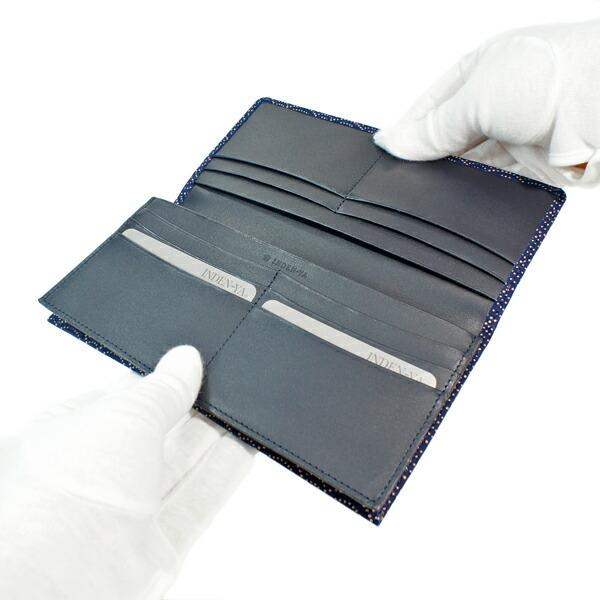 印傳屋（INDEN-YA） 印伝 甲州印伝 上原勇七 財布 長財布 印伝財布 束