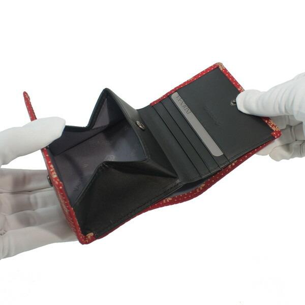 印傳屋（INDEN-YA） 印伝 甲州印伝 上原勇七 財布 二つ折り財布 印伝