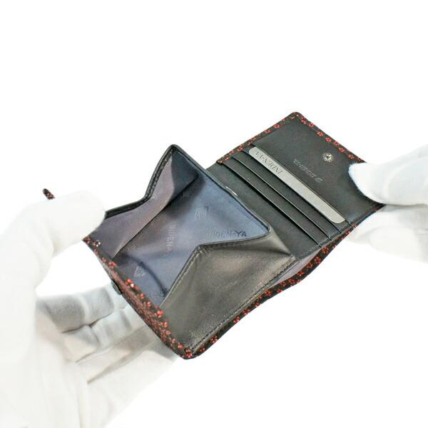 印傳屋（INDEN-YA） 印伝 甲州印伝 上原勇七 財布 二つ折り財布 印伝