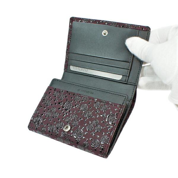 印傳屋（INDEN-YA） 印伝 甲州印伝 上原勇七 財布 二つ折り財布 印伝