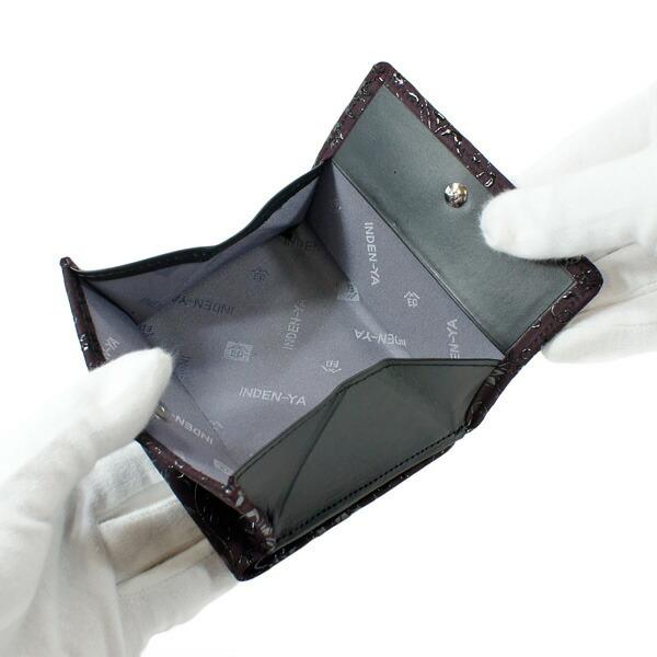 印傳屋（INDEN-YA） 印伝 甲州印伝 上原勇七 財布 二つ折り財布 印伝