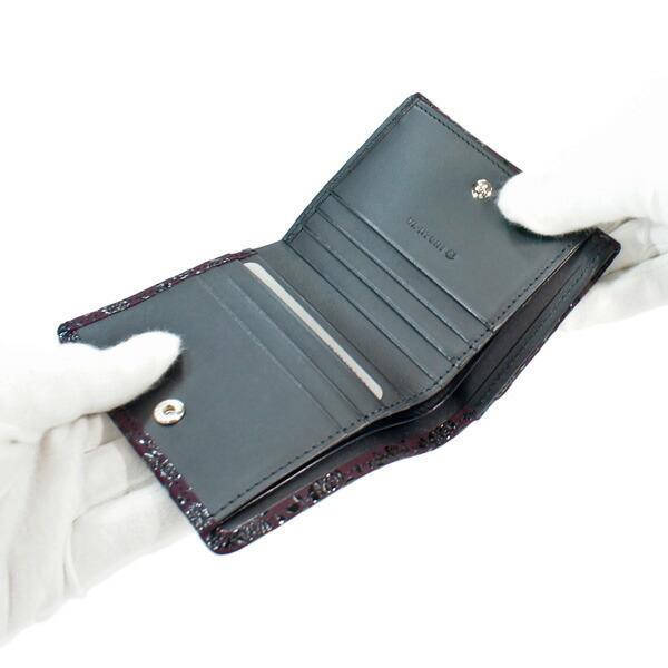 印傳屋（INDEN-YA） 印伝 甲州印伝 上原勇七 財布 二つ折り財布 印伝