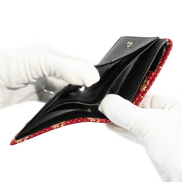 印傳屋（INDEN-YA） 印伝 甲州印伝 上原勇七 財布 二つ折り財布 印伝