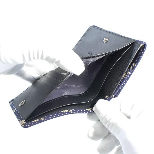 印傳屋（INDEN-YA） 印伝 甲州印伝 上原勇七 財布 二つ折り財布 印伝