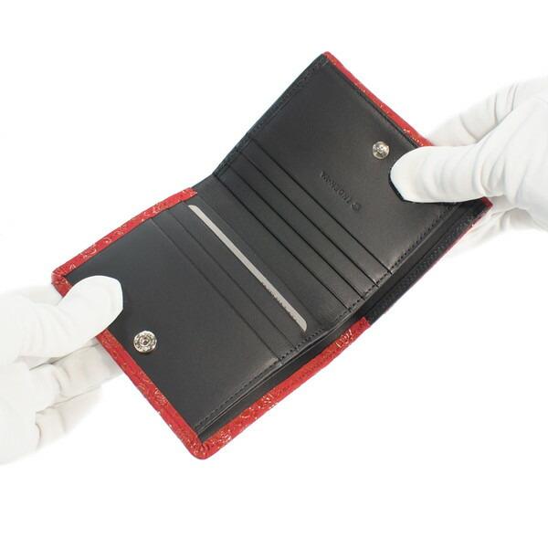 印傳屋（INDEN-YA） 印伝 甲州印伝 上原勇七 財布 二つ折り財布 印伝