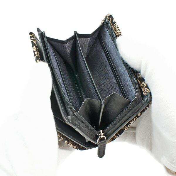 印傳屋（INDEN-YA） 印伝 甲州印伝 上原勇七 財布 二つ折り財布 印伝