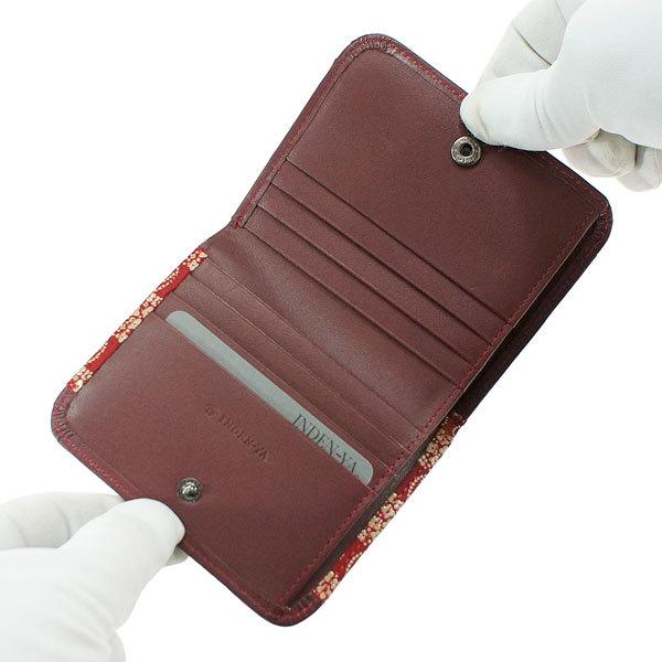 印傳屋（INDEN-YA） 印伝 甲州印伝 上原勇七 財布 二つ折り財布 印伝