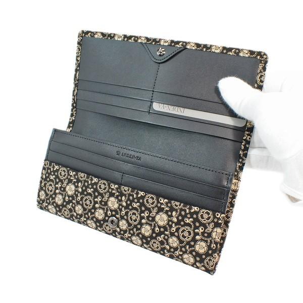 印傳屋（INDEN-YA） 印伝 甲州印伝 上原勇七 財布 長財布 印伝財布 束