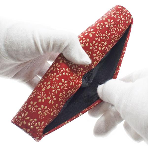 印傳屋（INDEN-YA） 印伝 甲州印伝 上原勇七 財布 長財布 印伝財布 束