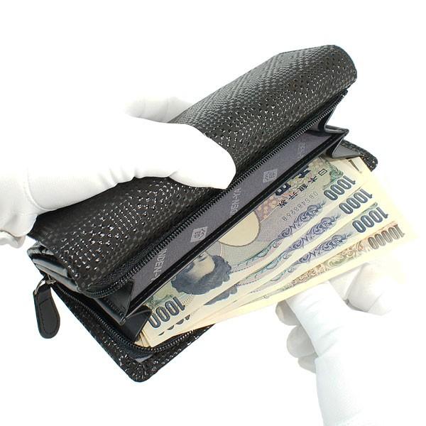 印傳屋（INDEN-YA） 印伝 甲州印伝 上原勇七 財布 長財布 印伝財布 束