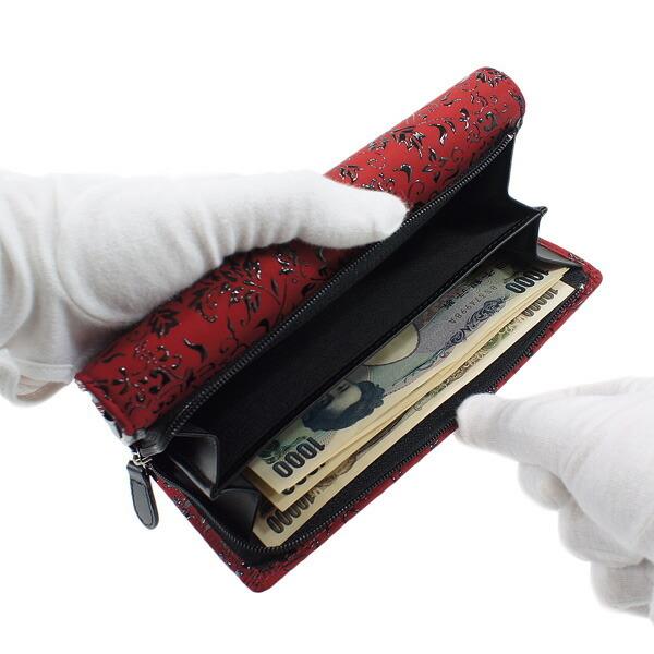 印傳屋（INDEN-YA） 印伝 甲州印伝 上原勇七 財布 長財布 印伝財布 束