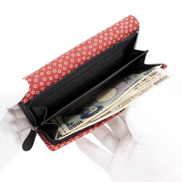 印傳屋（INDEN-YA） 印伝 甲州印伝 上原勇七 財布 長財布 印伝財布 束