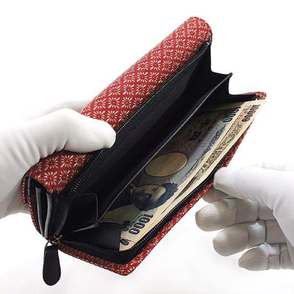 印傳屋（INDEN-YA） 印伝 甲州印伝 上原勇七 財布 長財布 印伝財布 束