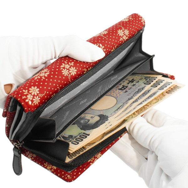 印傳屋（INDEN-YA） 印伝 甲州印伝 上原勇七 財布 長財布 印伝財布 束