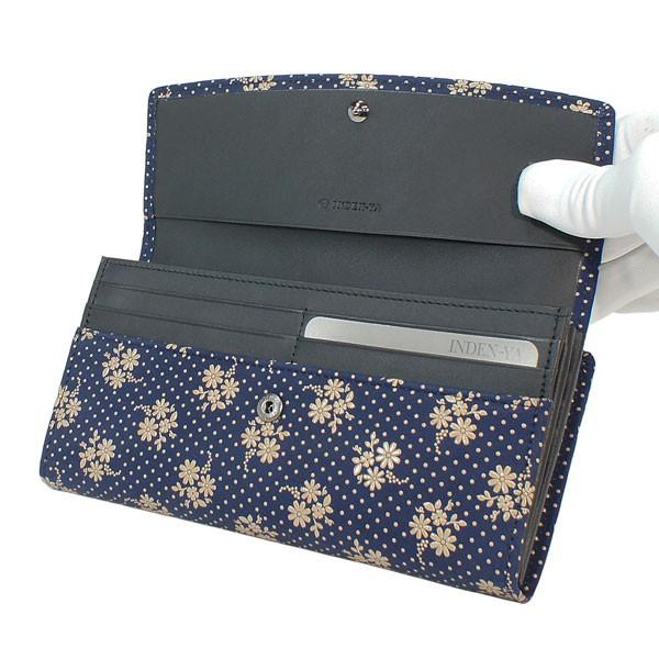 印傳屋（INDEN-YA） 印伝 甲州印伝 上原勇七 財布 長財布 印伝財布 束