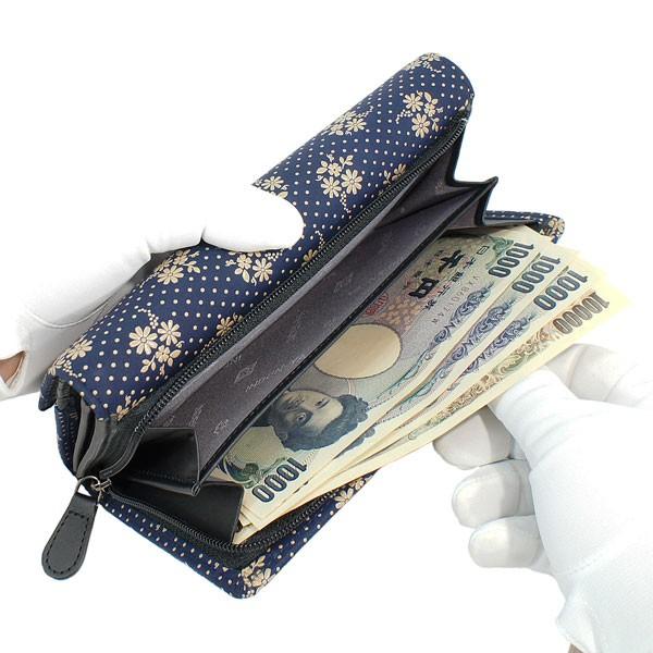 印傳屋（INDEN-YA） 印伝 甲州印伝 上原勇七 財布 長財布 印伝財布 束