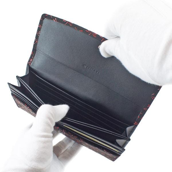 印傳屋（INDEN-YA） 印伝 甲州印伝 上原勇七 財布 長財布 印伝財布 束