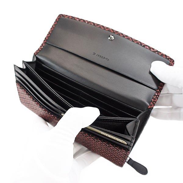 印傳屋（INDEN-YA） 印伝 甲州印伝 上原勇七 財布 長財布 印伝財布 束