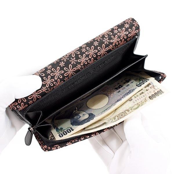 印傳屋（INDEN-YA） 印伝 甲州印伝 上原勇七 財布 長財布 印伝財布 束