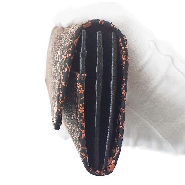 印傳屋（INDEN-YA） 印伝 甲州印伝 上原勇七 長財布 印伝財布 束入れ