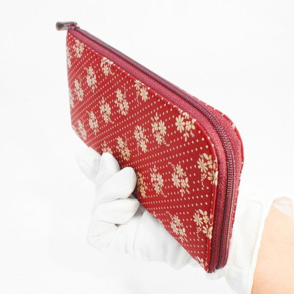 印傳屋（INDEN-YA） 印伝 甲州印伝 上原勇七 財布 長財布 印伝財布 束