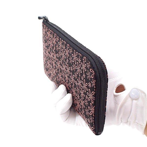 印傳屋（INDEN-YA） 印伝 甲州印伝 上原勇七 財布 長財布 印伝財布 束