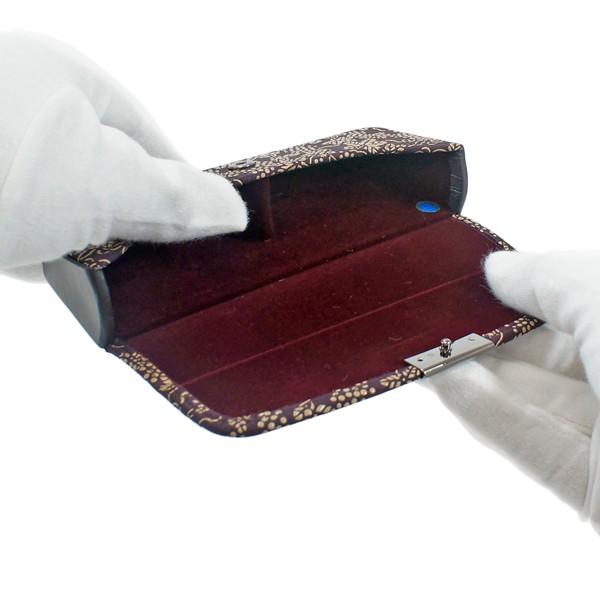 印傳屋（INDEN-YA） 印伝 甲州印伝 上原勇七 メガネケース メガネ入れ