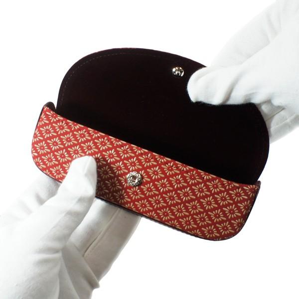 印傳屋（INDEN-YA） 印伝 甲州印伝 上原勇七 メガネケース メガネ入れ