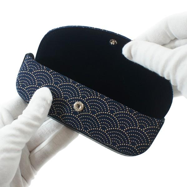 印傳屋（INDEN-YA） 印伝 甲州印伝 上原勇七 メガネケース メガネ入れ