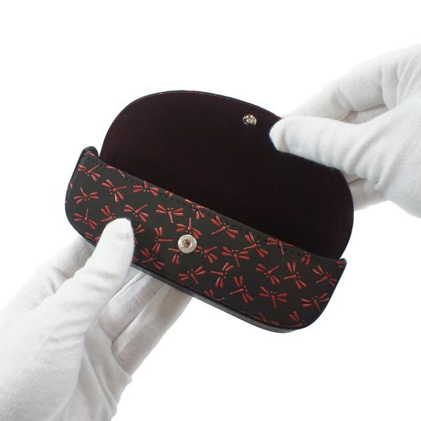 印傳屋（INDEN-YA） 印伝 甲州印伝 上原勇七 メガネケース メガネ入れ