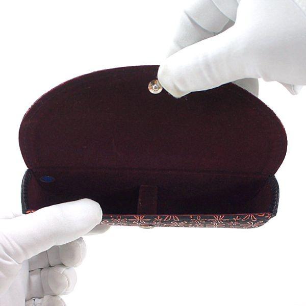 印傳屋（INDEN-YA） 印伝 甲州印伝 上原勇七 メガネケース メガネ入れ