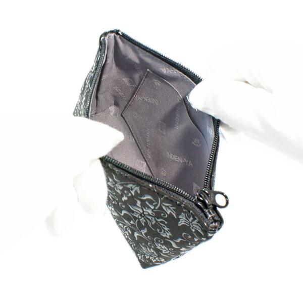 印傳屋（INDEN-YA） 印伝 甲州印伝 上原勇七 ポーチ 化粧ポーチ 4405
