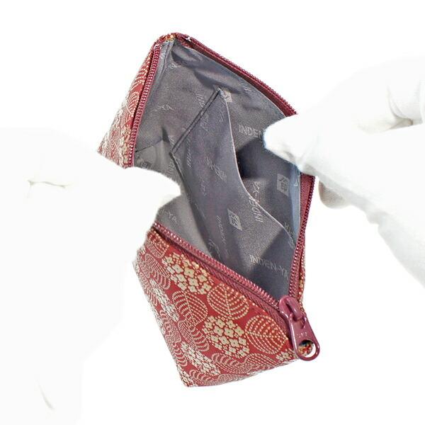 印傳屋（INDEN-YA） 印伝 甲州印伝 上原勇七 ポーチ 化粧ポーチ 4405