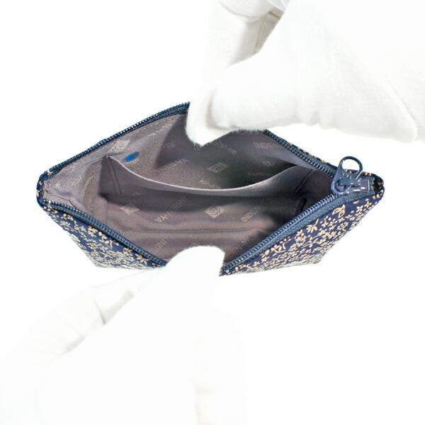 印傳屋（INDEN-YA） 印伝 甲州印伝 上原勇七 ポーチ 化粧ポーチ 4405