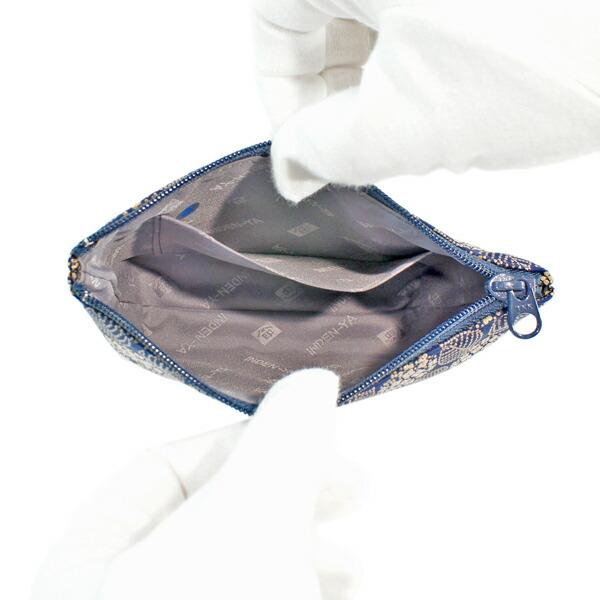 印傳屋（INDEN-YA） 印伝 甲州印伝 上原勇七 ポーチ 化粧ポーチ 4405