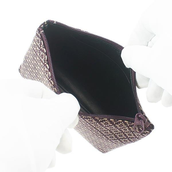 印傳屋（INDEN-YA） 印伝 甲州印伝 上原勇七 ポーチ 化粧ポーチ 4405