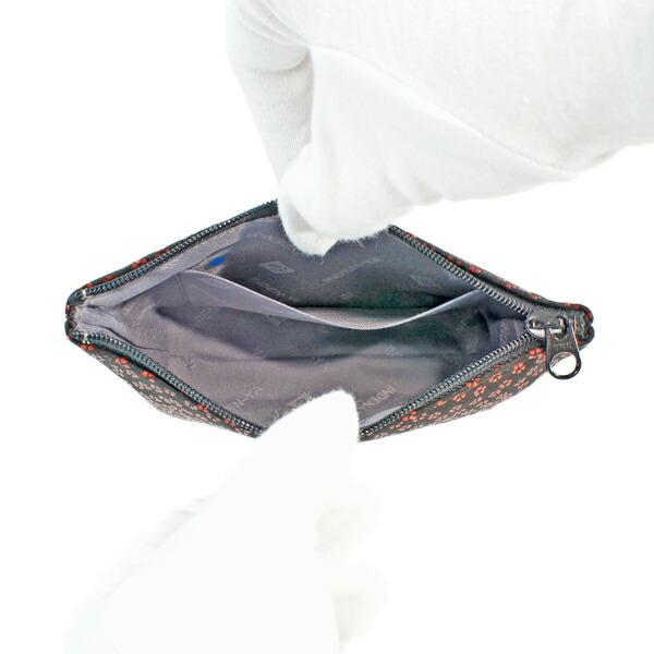 印傳屋（INDEN-YA） 印伝 甲州印伝 上原勇七 ポーチ 化粧ポーチ 4405