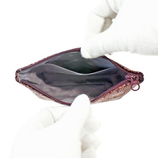 印傳屋（INDEN-YA） 印伝 甲州印伝 上原勇七 ポーチ 化粧ポーチ 4405