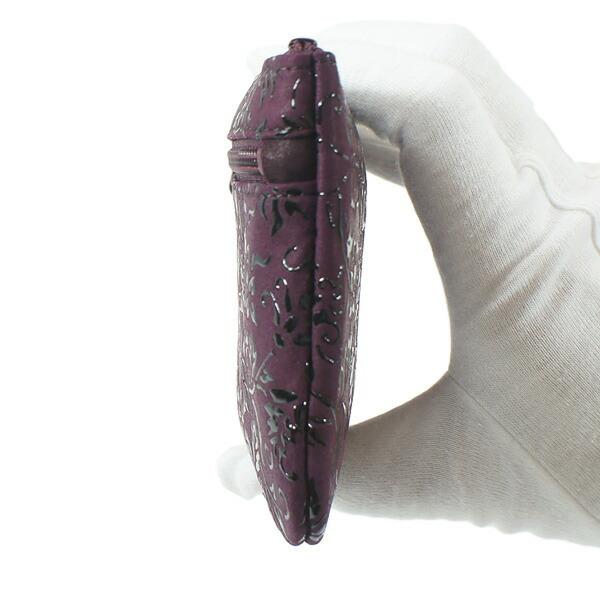 印傳屋（INDEN-YA） 印伝 甲州印伝 上原勇七 ポーチ 通帳入れ 薄型