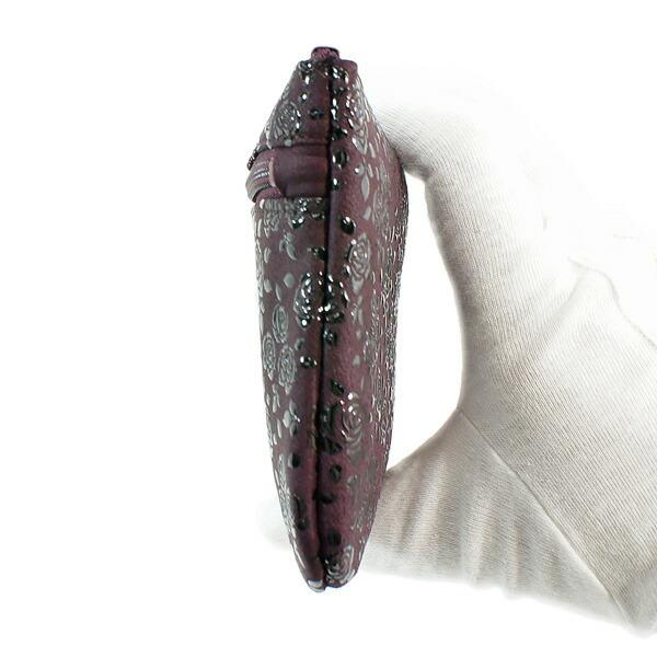 印傳屋（INDEN-YA） 印伝 甲州印伝 上原勇七 ポーチ 通帳入れ 薄型