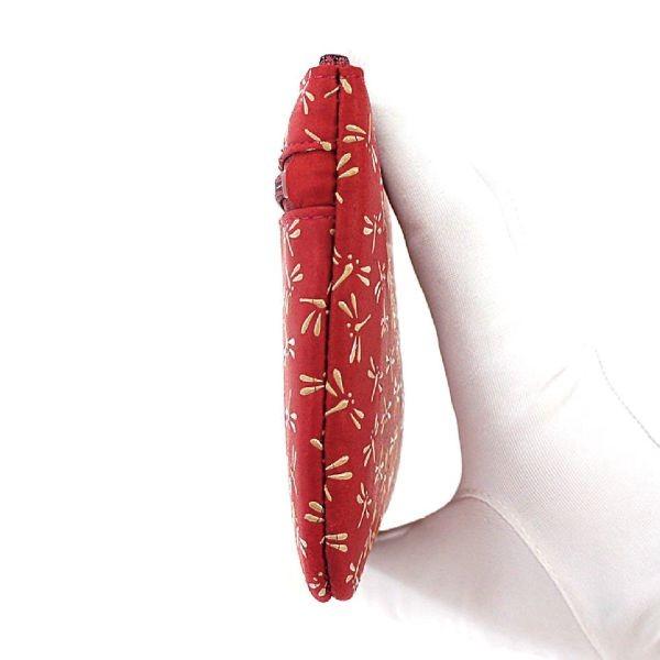 印傳屋（INDEN-YA） 印伝 甲州印伝 上原勇七 ポーチ 通帳入れ 薄型