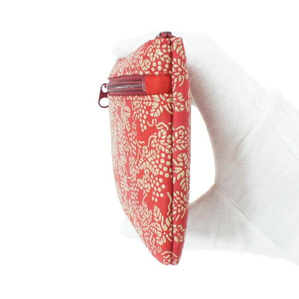 印傳屋（INDEN-YA） 印伝 甲州印伝 上原勇七 ポーチ 通帳入れ 薄型