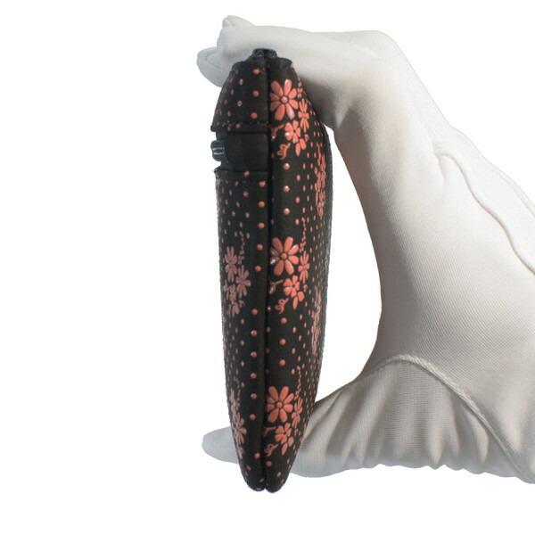 印傳屋（INDEN-YA） 印伝 甲州印伝 上原勇七 ポーチ 通帳入れ 薄型