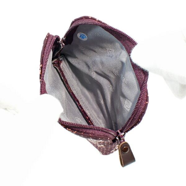 印傳屋（INDEN-YA） 印伝 甲州印伝 上原勇七 小物ポーチ 化粧ポーチ