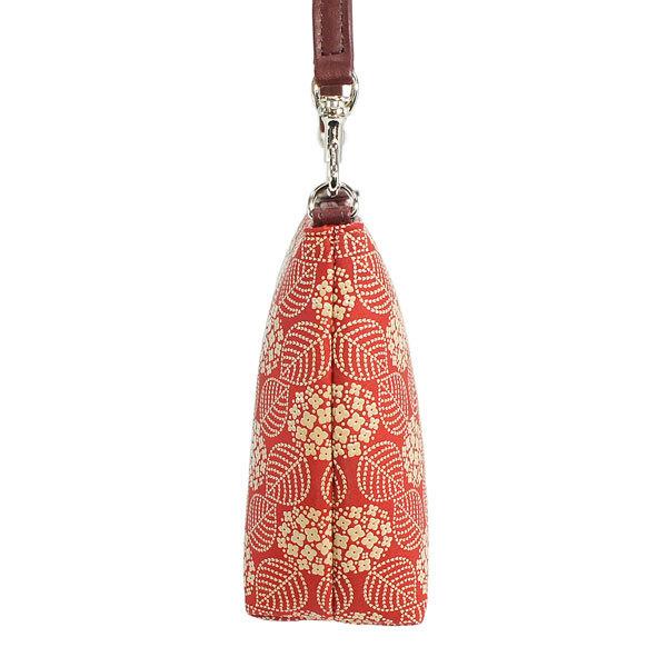 印傳屋（INDEN-YA） 印伝 甲州印伝 上原勇七 化粧ポーチ 手提げ 4411