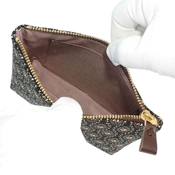 印傳屋（INDEN-YA） 印伝 甲州印伝 上原勇七 ポーチ 4405 化粧ポーチ