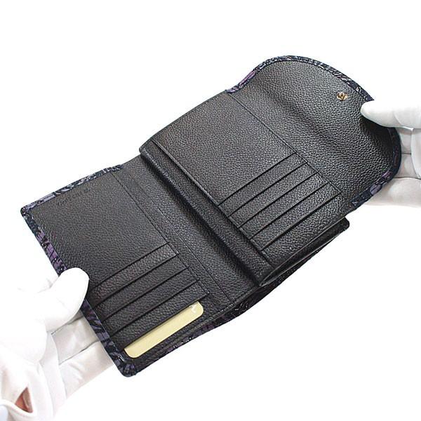 印伝 甲州印伝 印傳屋 上原勇七 財布 二つ折り財布 フロニティ 7223 鹿革 本革 レザー 花柄 ブランド 冬物 冬ギフト クリスマス 贈り物 YM02 印傳屋（INDEN-YA） 印伝 甲州印伝 上原勇七 財布 二つ折り財布 印伝