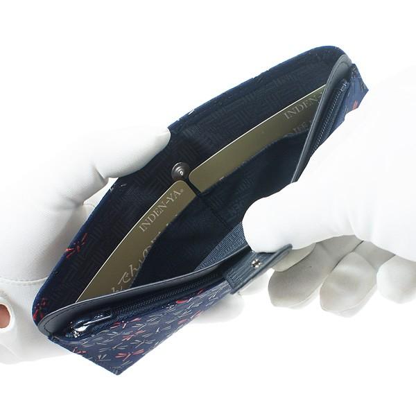 印傳屋（INDEN-YA） 印伝 甲州印伝 上原勇七 財布 長財布 印伝財布 束