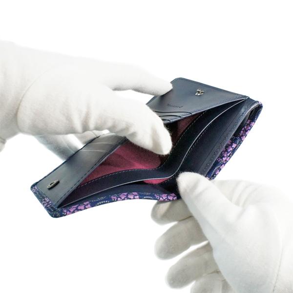 印傳屋（INDEN-YA） 印伝 甲州印伝 上原勇七 財布 二つ折り財布 印伝